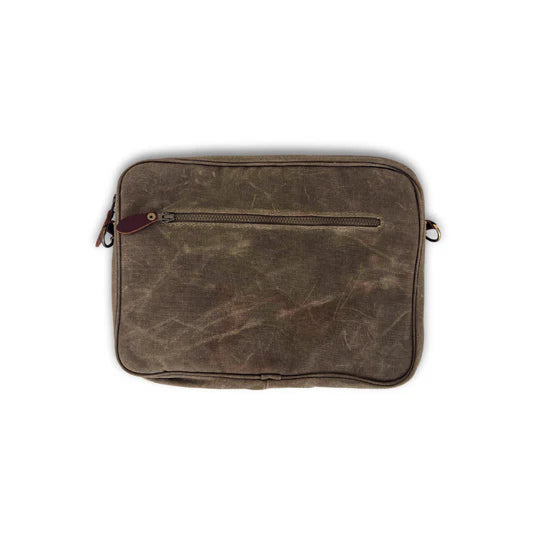 Rogue Tin Cloth Canvas Small Laptop Bag - Sand