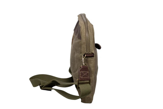Rogue Tin Cloth Canvas Small Laptop Bag - Olive