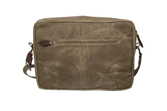 Rogue Tin Cloth Canvas Small Laptop Bag - Olive