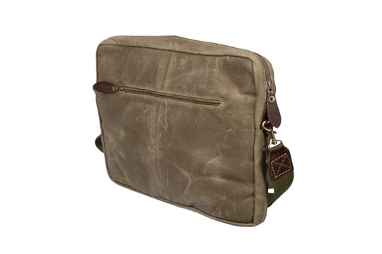 Rogue Tin Cloth Canvas Small Laptop Bag - Sand