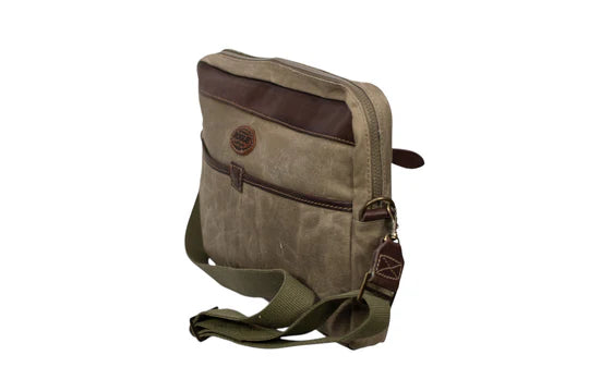 Rogue Tin Cloth Canvas Large Laptop Bag - Sand