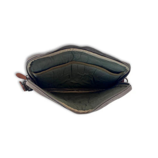 Rogue Tin Cloth Canvas Large Laptop Bag - Sand