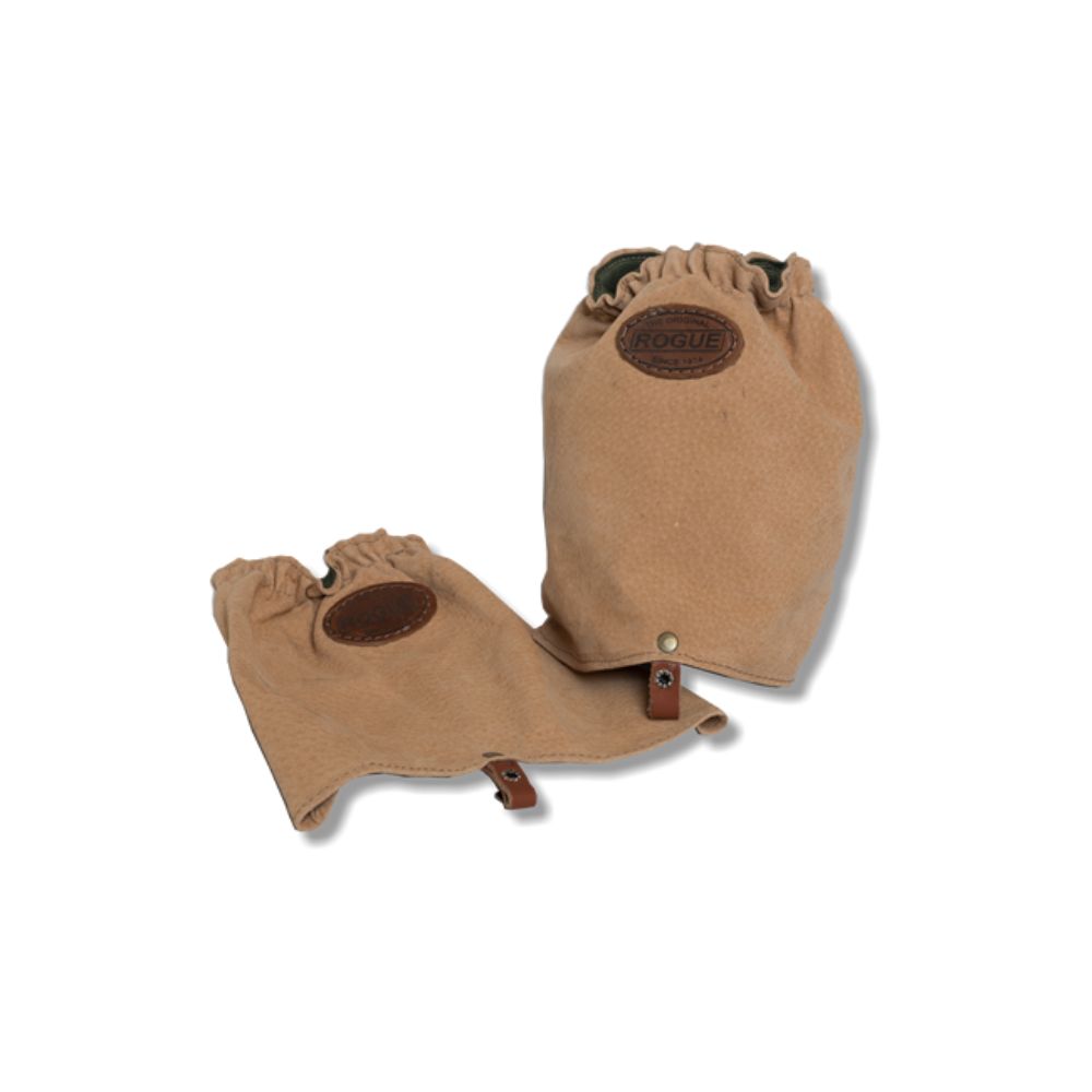 Rogue Short Leather Gaiter - Velcro Pig Skin