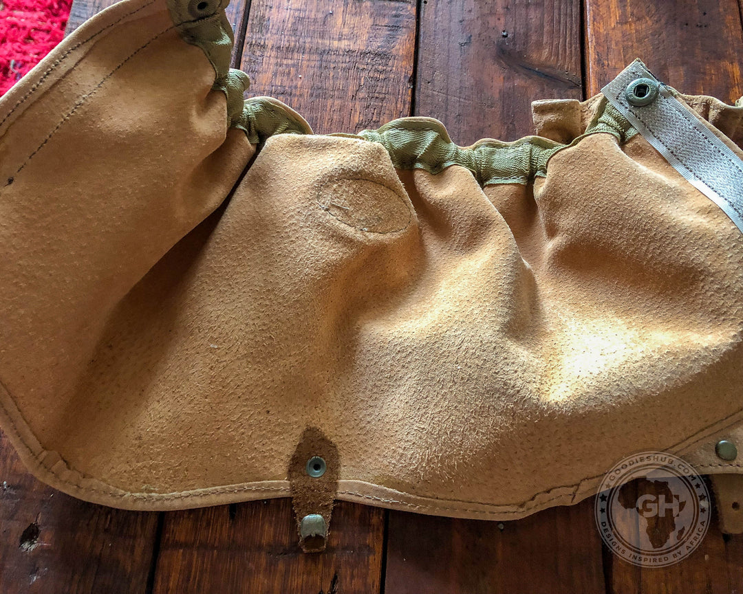 Rogue Short Leather Gaiter - Velcro Pig Skin