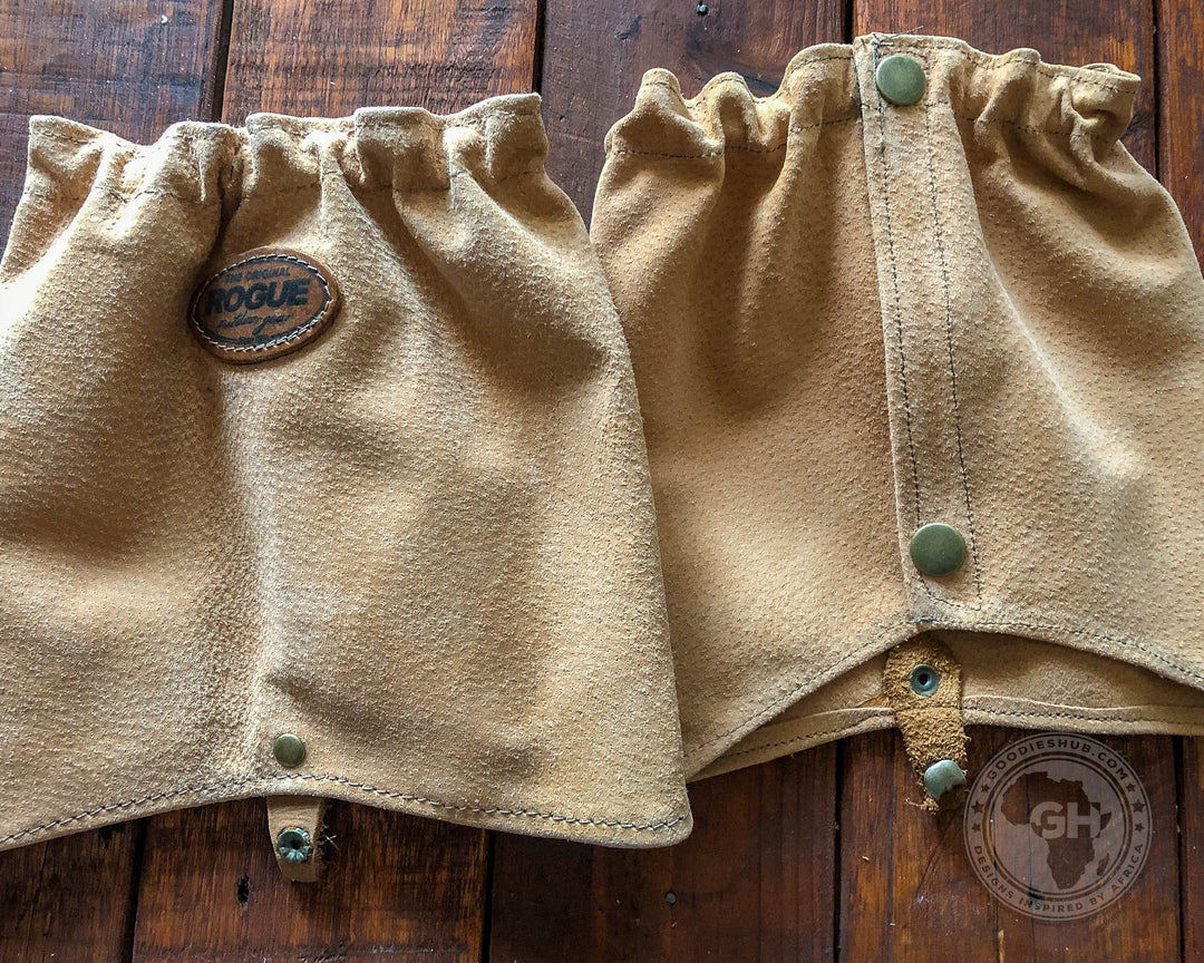 Rogue Short Leather Gaiter - Velcro Pig Skin
