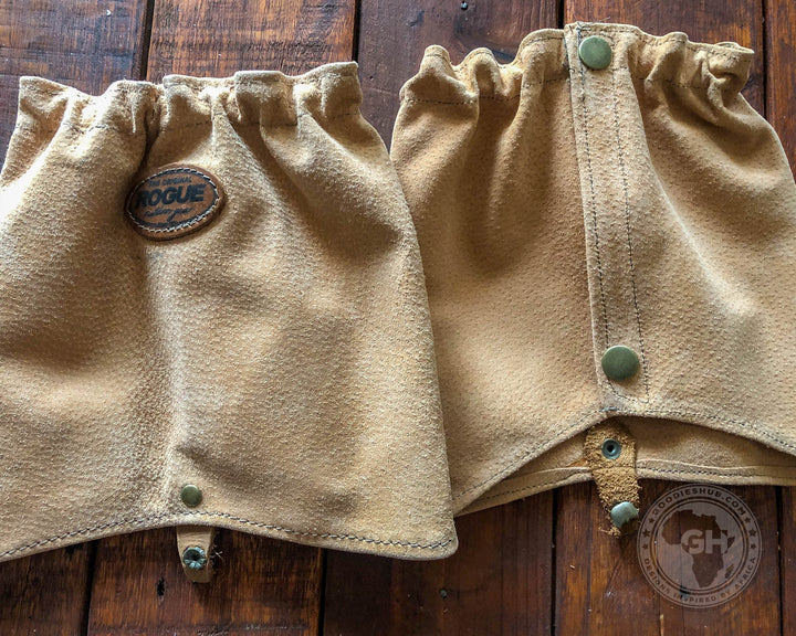 Rogue Short Leather Gaiter - Velcro Pig Skin