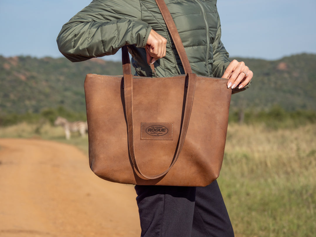 Rogue Acacia Leather Tote Bag