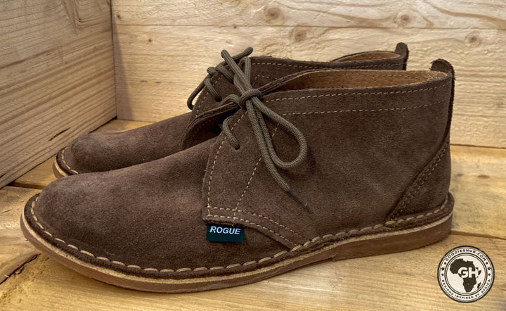 Rogue Ladies Sahara Vellie Shoe Fawn Suede