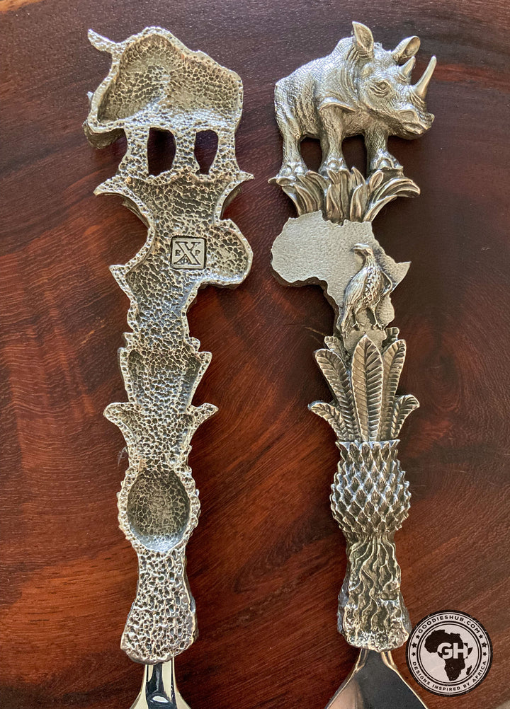 Rhino Africa Salad Server - Earthangel