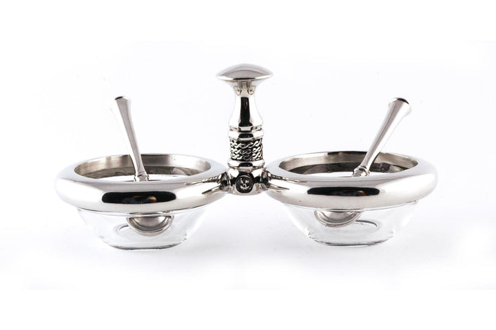 Dish 2x60ml &amp; 2xSalt Spoons Set - Noblesse Collection - Diana Carmichael