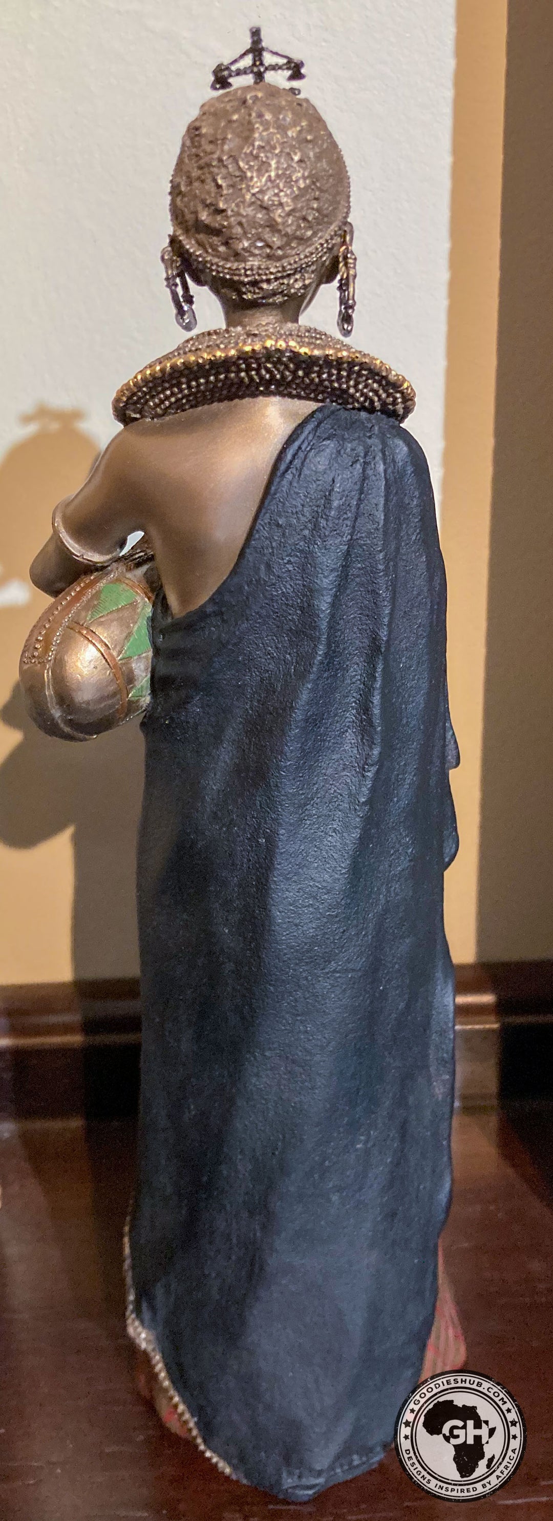 Ushairi African Figurine Bronze Sculpture