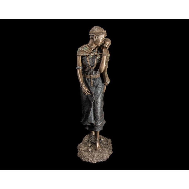 Kucha African Figurine Bronze Sculpture