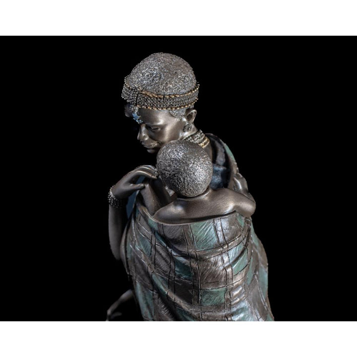 Kucha African Figurine Bronze Sculpture
