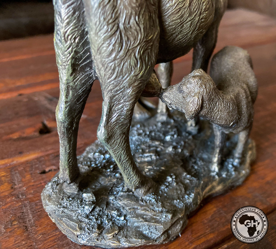 Tefu Dakika African Figurine Bronze Sculpture
