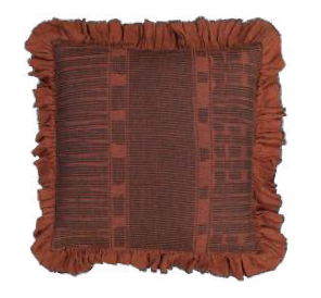 Bogolan Collection Flounced Cushion Covers 70x70cm / 27"x27"