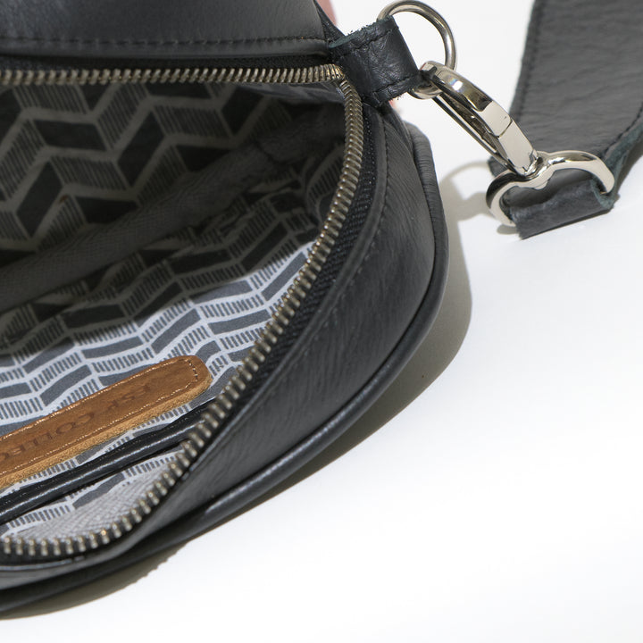Seel Black Leather Bag