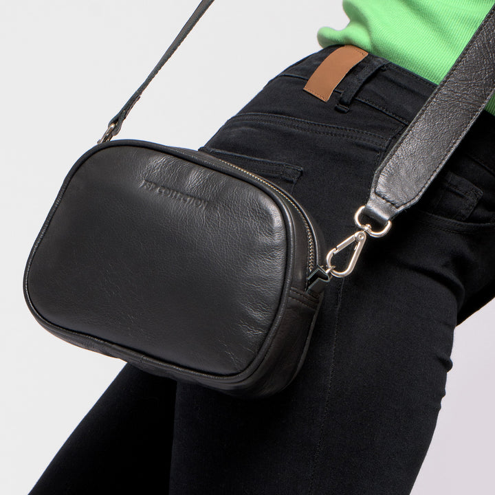 Seel Black Leather Bag