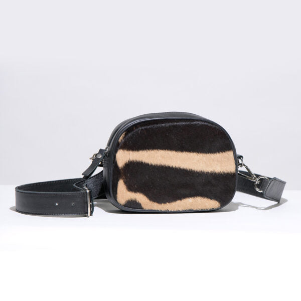 Seel Crossbody Zebra Bag incl. Zebra &amp; Leather Sling