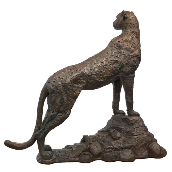 Siyaya bronze cheetah Sculpture