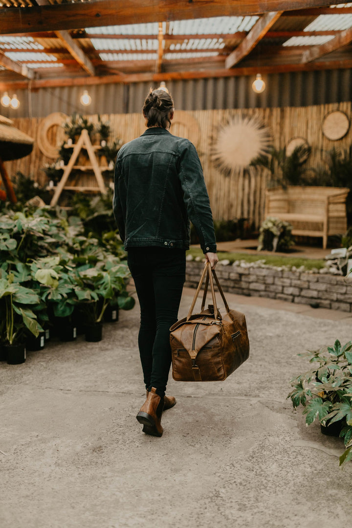 Jackson Leather Duffel Bag