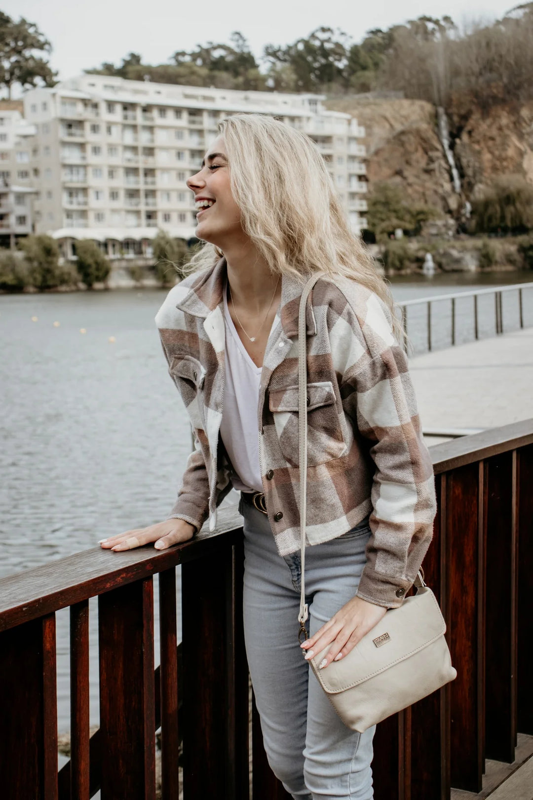 Mila Leather Sling Bag