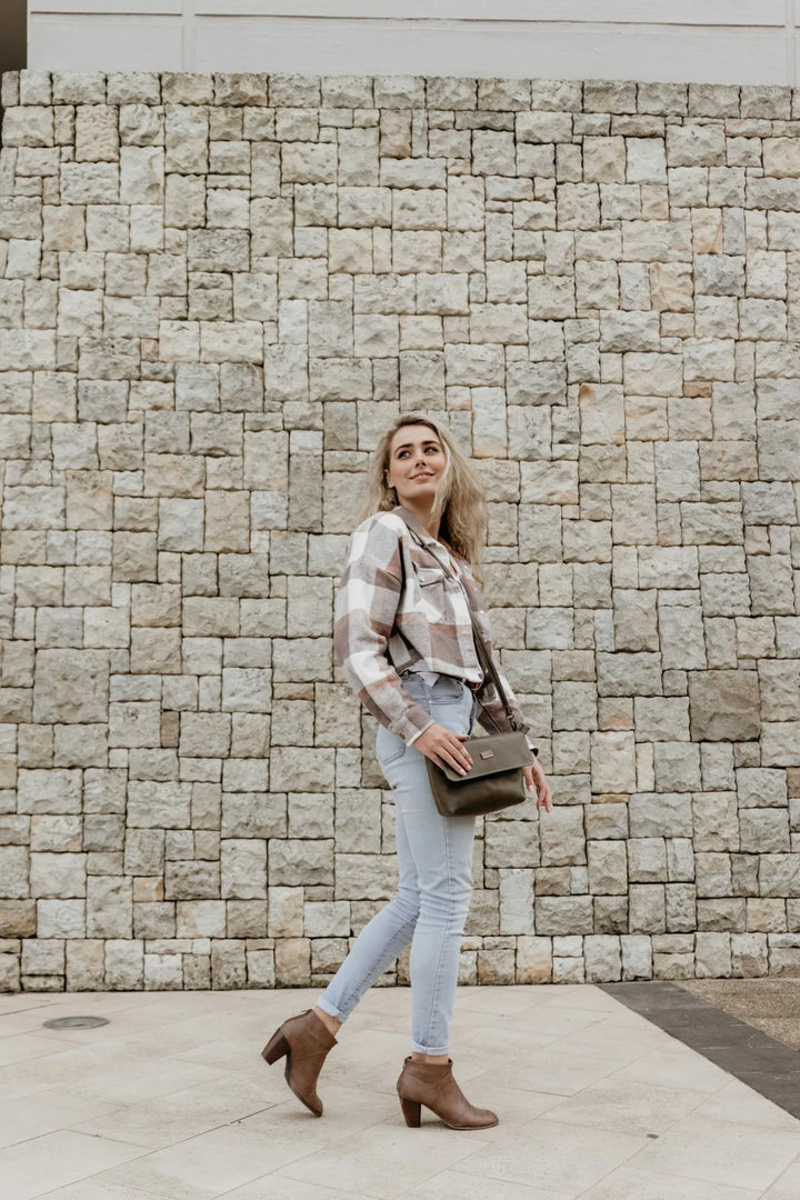 Mila Leather Sling Bag