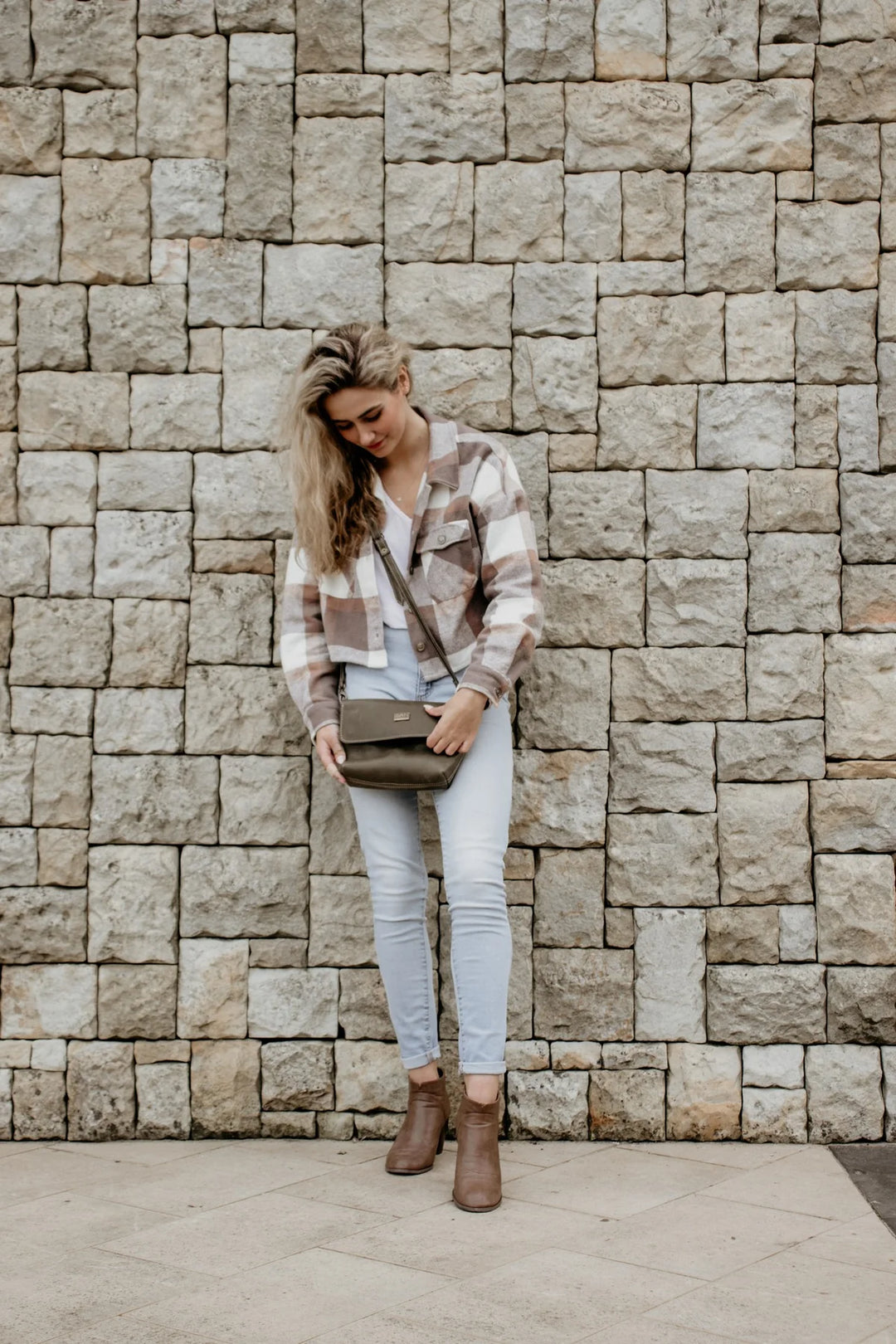 Mila Leather Sling Bag