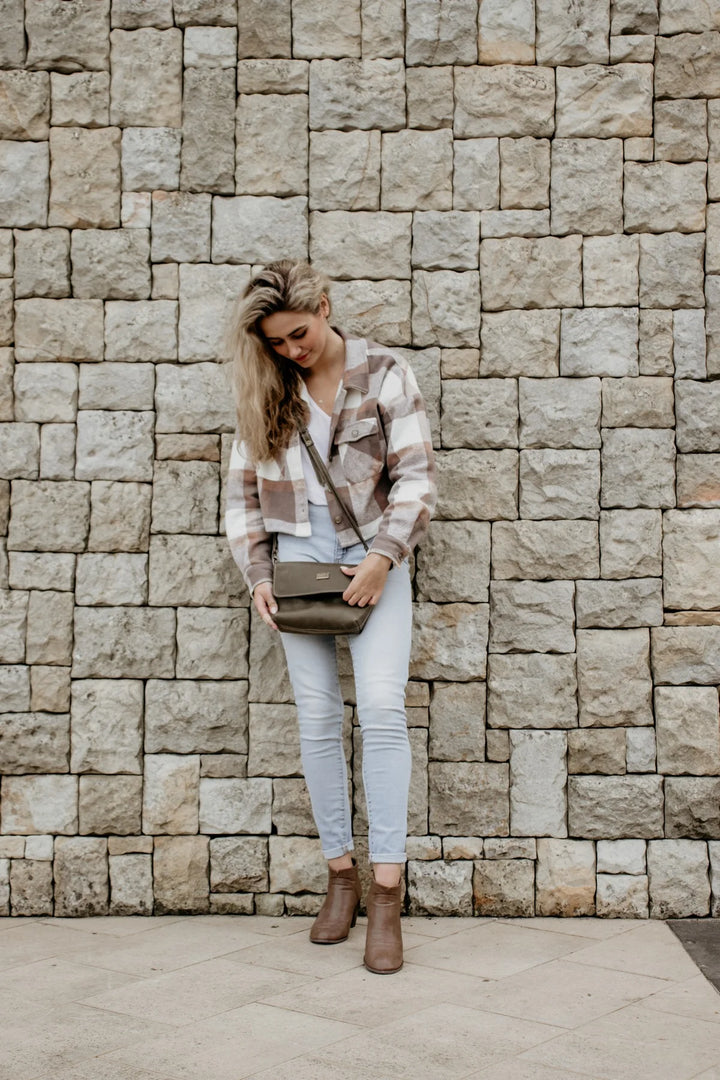 Mila Leather Sling Bag