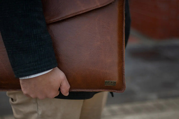 Authentic Genuine Leather Laptop Sleeve