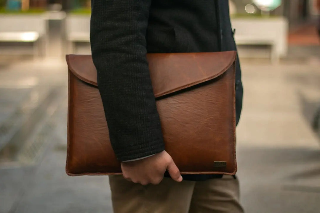 Authentic Genuine Leather Laptop Sleeve