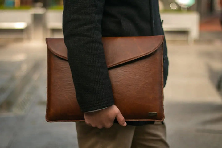 Authentic Genuine Leather Laptop Sleeve