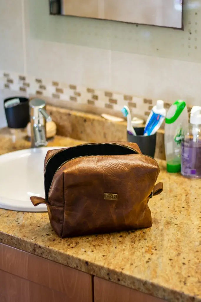 Patrick Leather Toiletry Bag