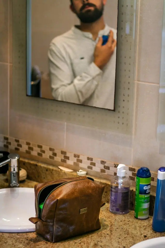 Patrick Leather Toiletry Bag