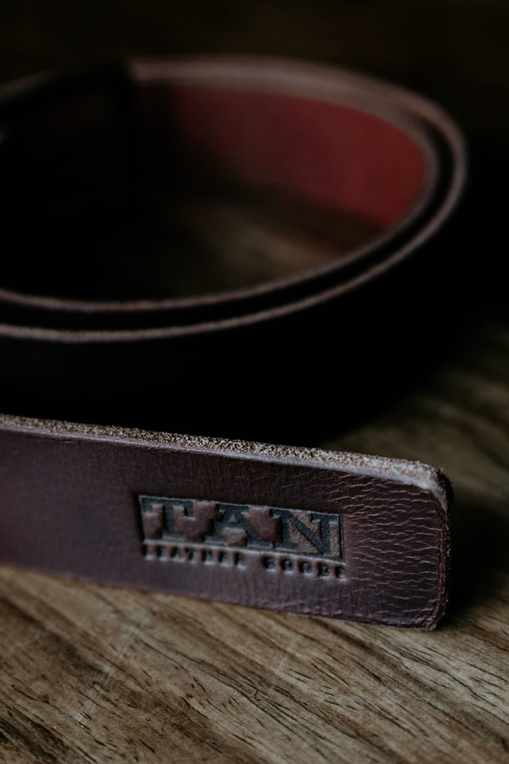 Tan Leather Belt Brown