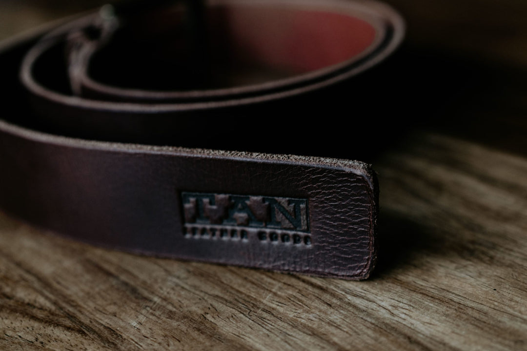 Tan Leather Belt Brown