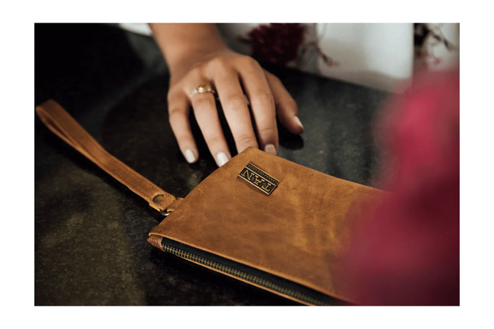 Brooklyn Leather Pencil Bag
