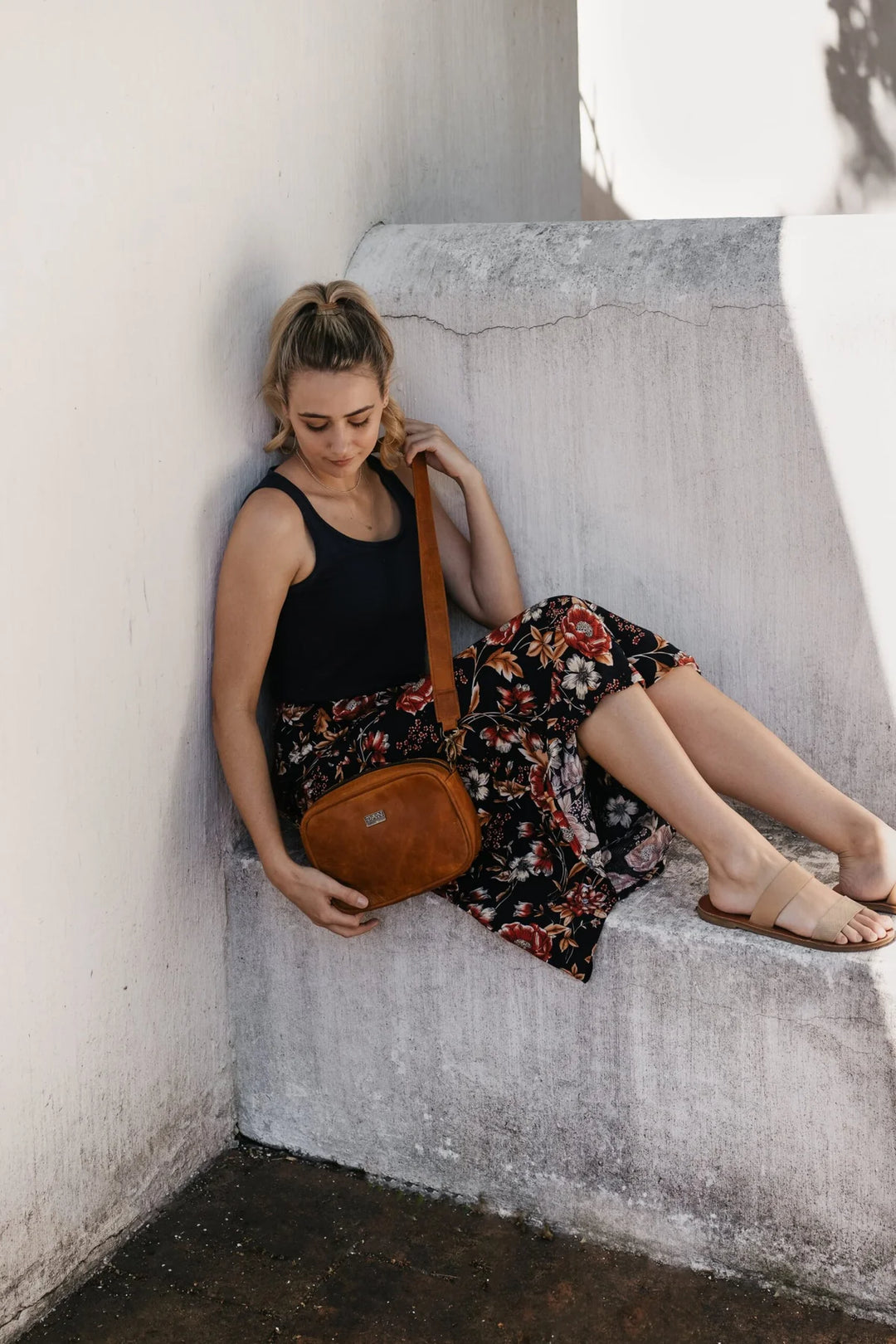 Lily Leather Sling Bag