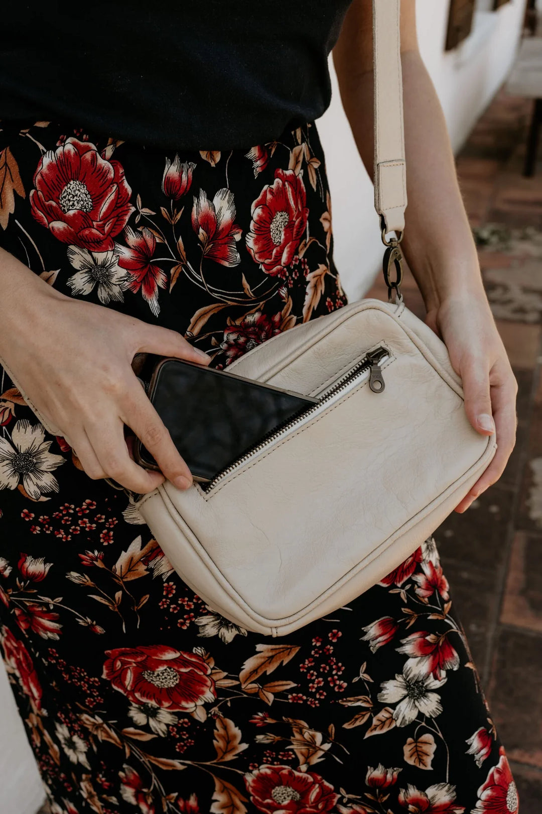 Lily Leather Sling Bag