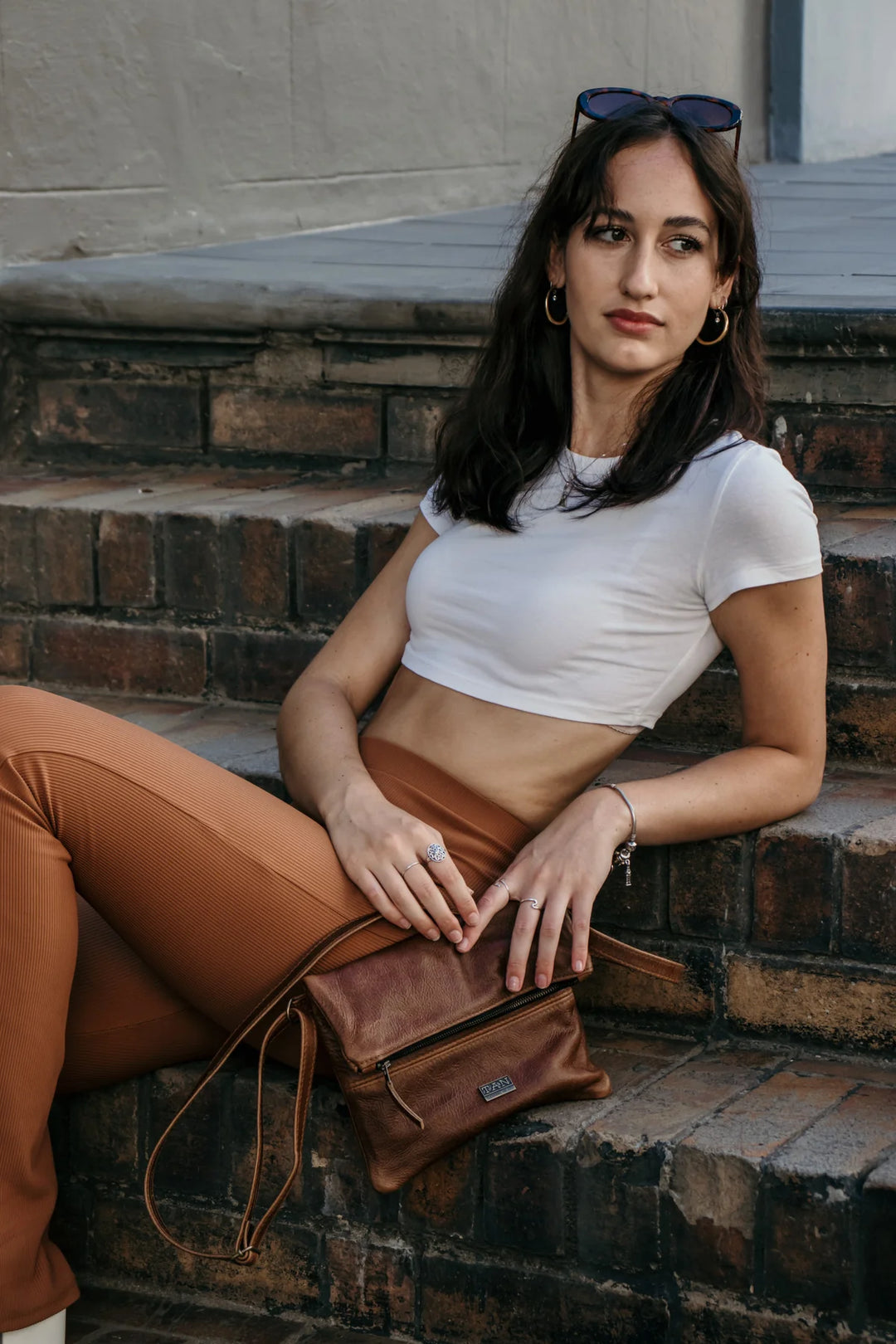 Nina Leather Sling Bag