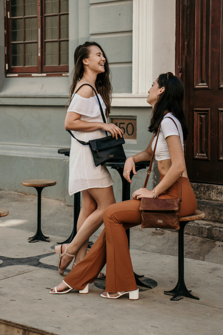 Nina Leather Sling Bag