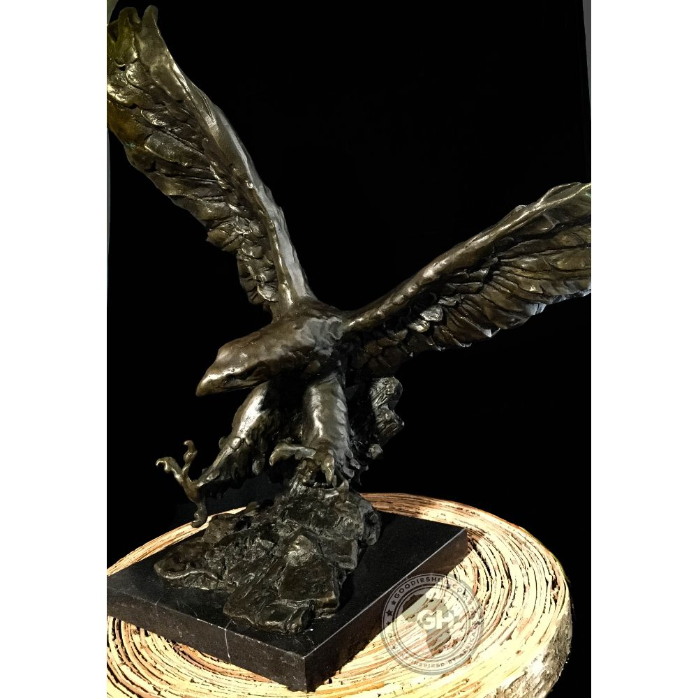 Tawny Eagle Bronze Sculpture
