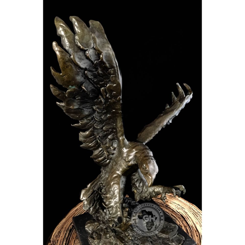 Tawny Eagle Bronze Sculpture