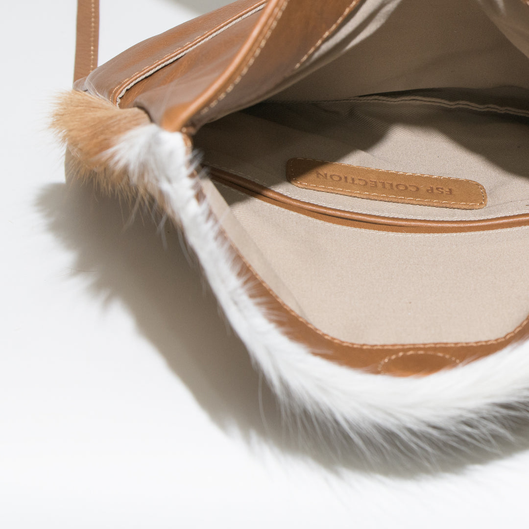 Traci Springbok Clutch Bag