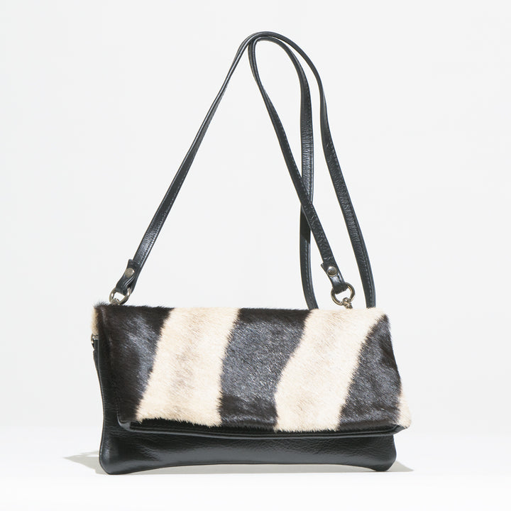 Traci Zebra Clutch Bag