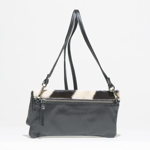 Traci Zebra Clutch Bag