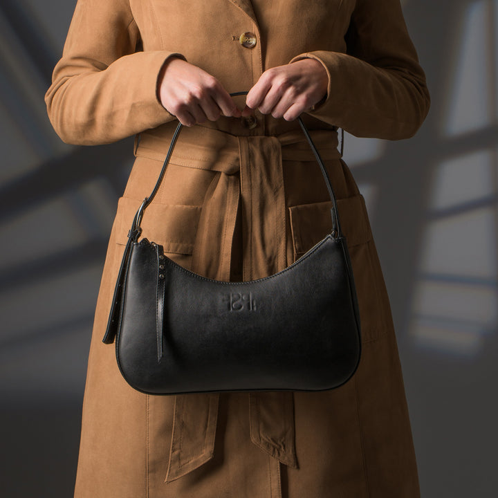 Trent Leather Bag Black