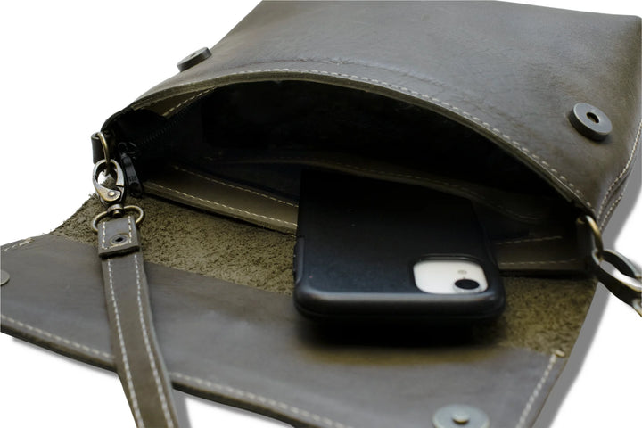 Mila Leather Sling Bag