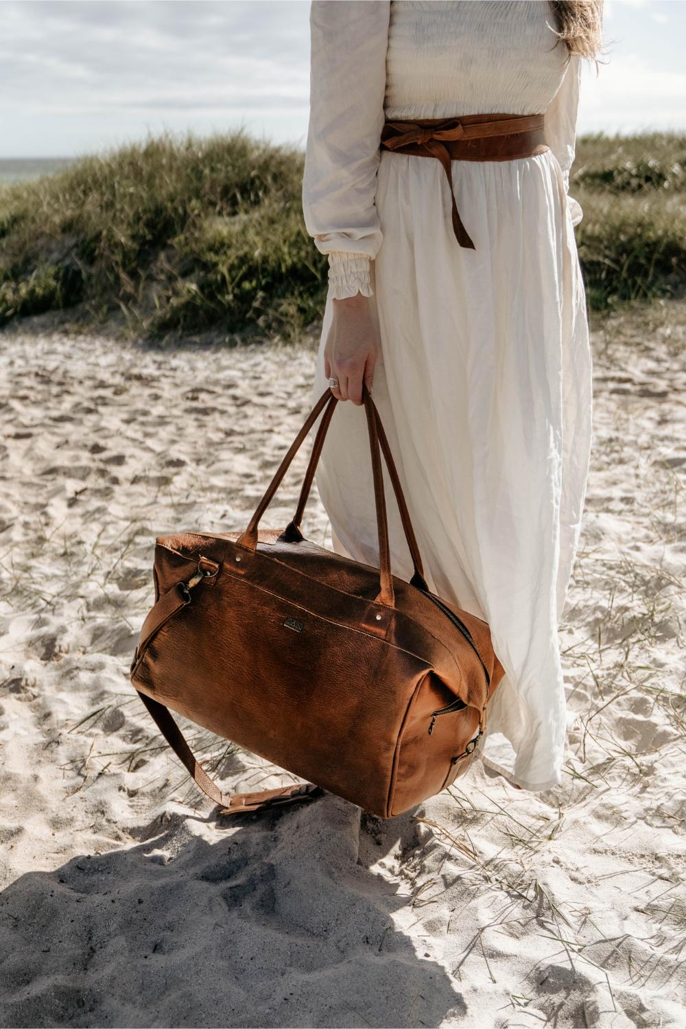 Jackson Leather Duffel Bag