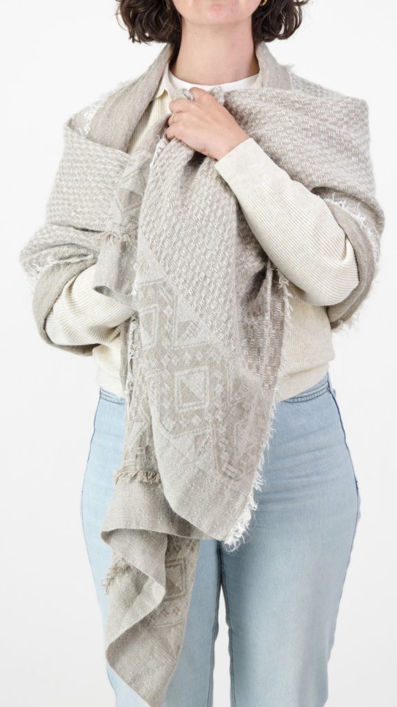 Mohair, Silk &amp; Linen Collection Wrap 65 x 210 cm / 25 x 83 “