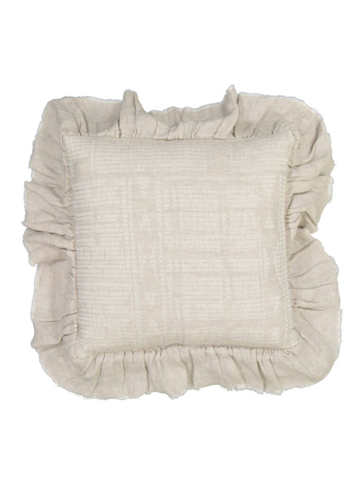Bogolan Collection Flounced Cushion Covers 45x45cm / 17"x17"
